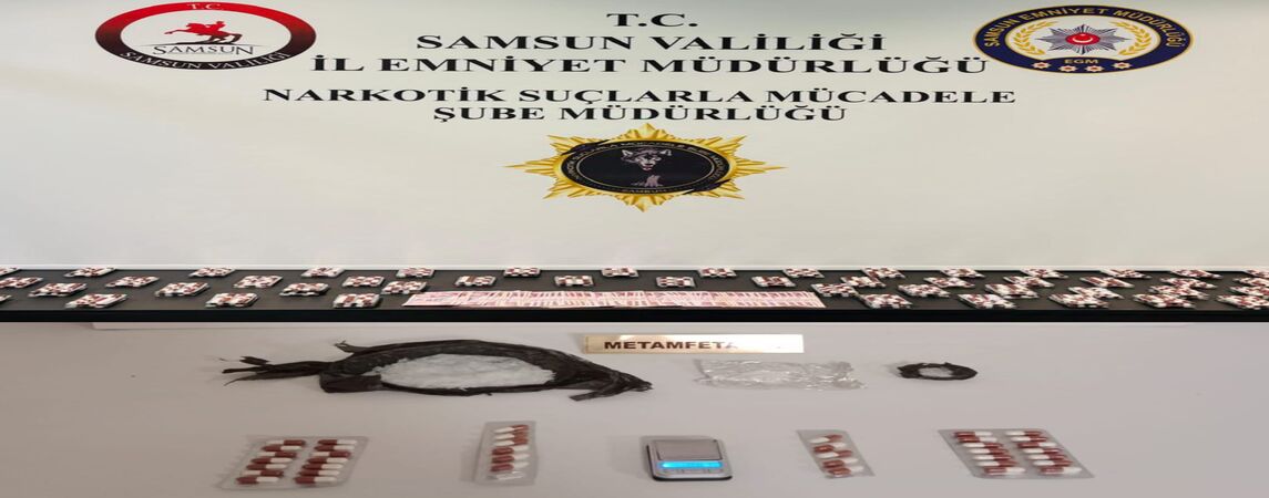 Samsun'da Uyuşturucu Operasyonu 