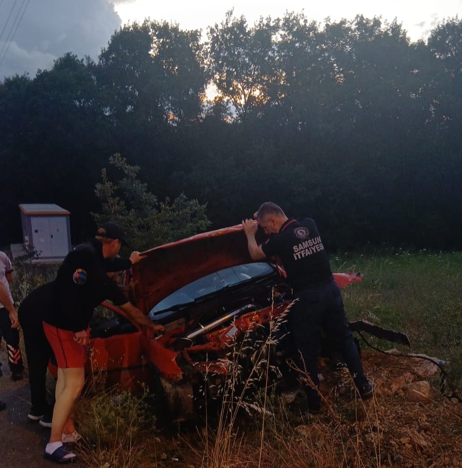 Samsun'da Feci Trafik Kazası